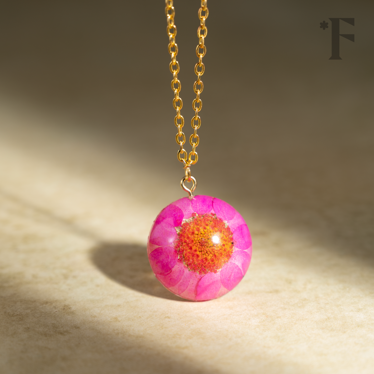 Gentle Romance Necklace | Real Flower Jewelry | Florgem