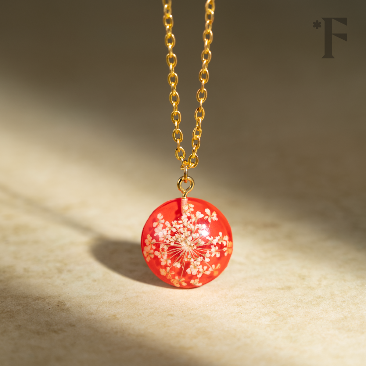 Sunrise Necklace | Real Flower Jewellery | Florgem